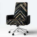 Fauteuil de bureau ergonomique en métal, coloris argenté et noir